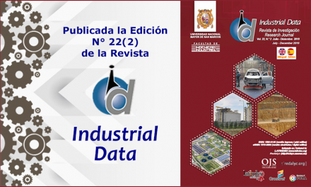 PUBLICADA LA EDICIÓN N° 22(2) DE LA REVISTA INDUSTRIAL DATA