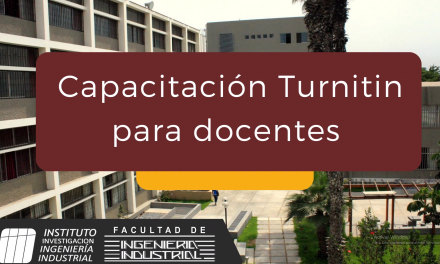 VIDEO DEL EVENTO: CAPACITACIÓN DEL USO Y MANEJO DE SOFTWARE ANTI-PLAGIO TURNITIN